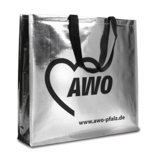 Coated Tasche Lyon mit "AWO"-Aufdruck