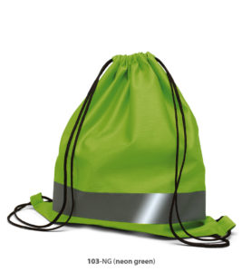 Polyester Beutel Arnheim in Neon grün