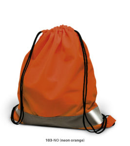 Polyester Beutel Arnheim in Neon orange