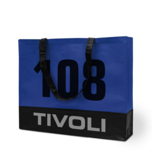 Non-Woven Tasche Tivoli in blau / schwarz