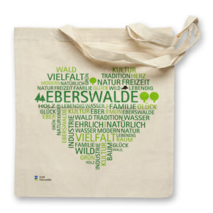 Baumwolltasche Riad mit "Eberswalde"-Aufdruck