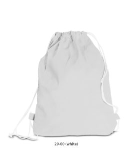 Baumwolle Rucksack Boston in weiss