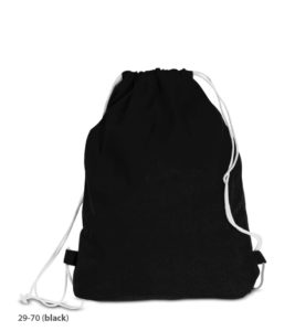 Baumwollbeutel Boston in schwarz