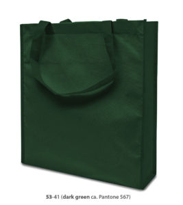 Non-Woven Tasche Lisboa in dunkelgrün