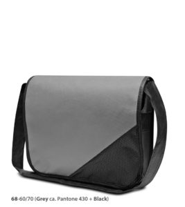 Non-woven Tasche Wiesbaden in grau/schwarz