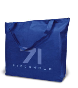 Non-woven Tasche Stockholm in blau