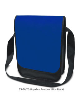 Non-Woven Tasche Dublin in blau/schwarz