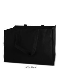 Non-Woven Tasche Prato in schwarz