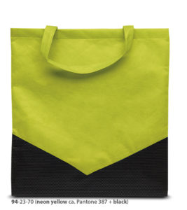 Non-Woven Tasche Espoo in grün/schwarz