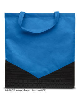 Non-Woven Tasche Espoo in blau/schwarz