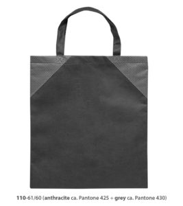 Polyester Tasche York In grau / dunkelgrau