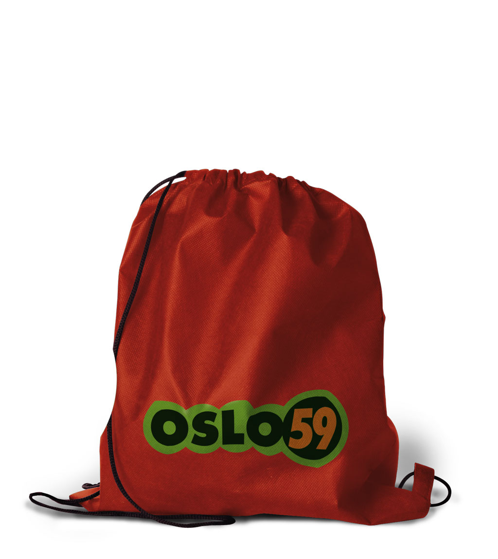 Non-Woven Tasche Oslo in rot