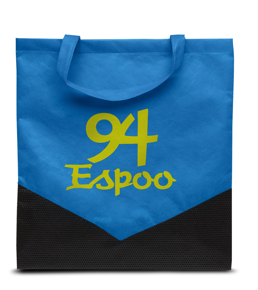 Non-Woven Espoo in blau / schwarz